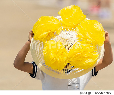 花笠音頭の写真素材