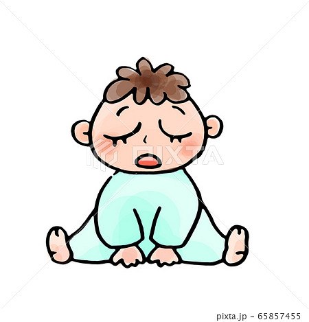 朝寝のイラスト素材