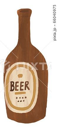 瓶ビールのイラスト素材