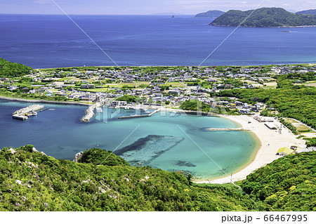 糸島の浜辺（福岡県）風景画 クレパス画原画