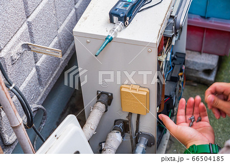 家庭用ボイラーの写真素材