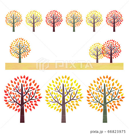 木々のイラスト素材 Pixta