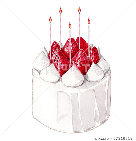 誕生日ケーキ バースデーケーキ のイラスト素材集 ピクスタ
