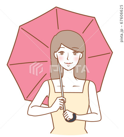 雨 傘 梅雨 美しいのイラスト素材