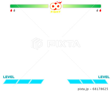 格闘ゲームのイラスト素材
