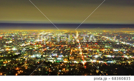 ロスの夜景の写真素材