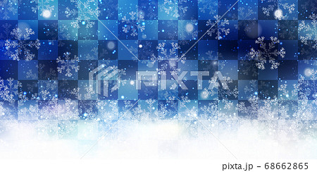 クリスマス　雪　風景　背景