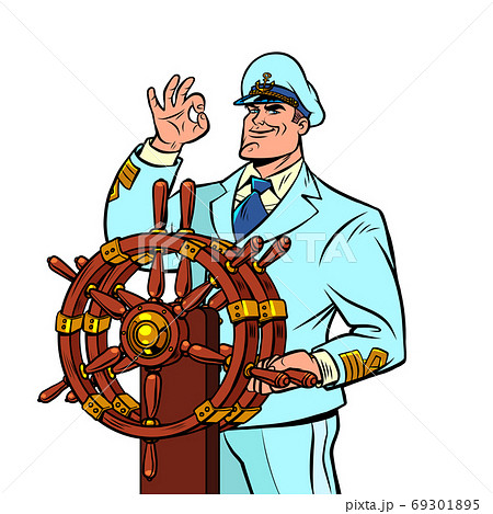 船乗りのイラスト素材