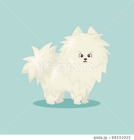 サモエドのイラスト素材