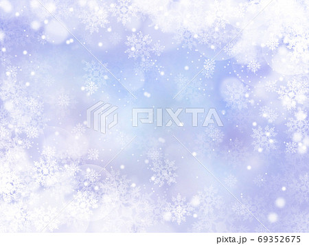 雪 冬 キラキラ 背景のイラスト素材 - PIXTA