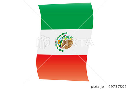 メキシコの国旗の写真素材