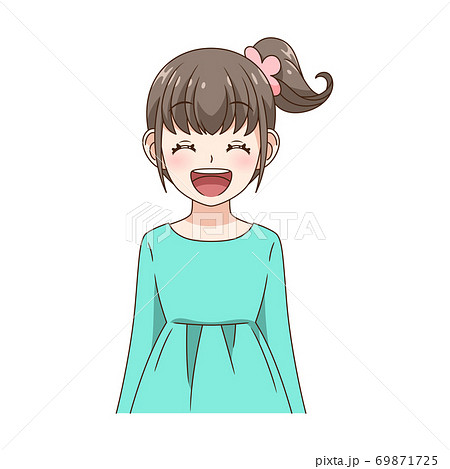 小さい女の子のイラスト素材