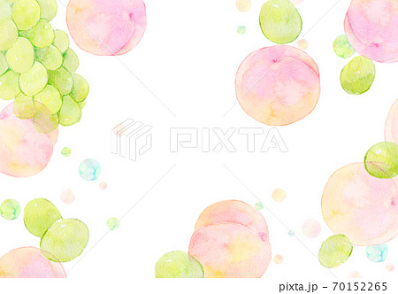 桃ジュースのイラスト素材