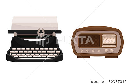 昔の道具のイラスト素材