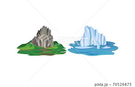 高山気候のイラスト素材