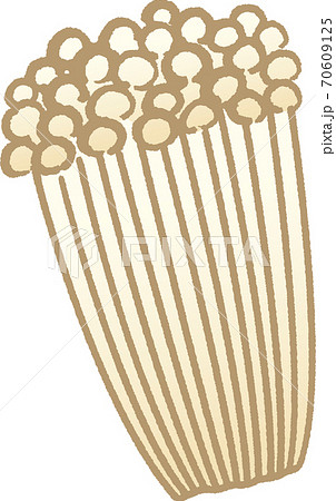 えのき茸のイラスト素材