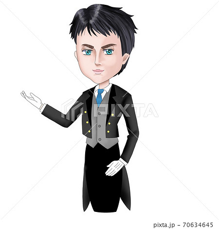 燕尾服のイラスト素材 燕尾服のイラスト素材