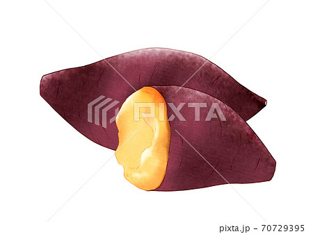 焼き芋のイラスト素材集 ピクスタ