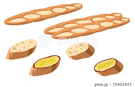 フランスパンのイラスト素材集 Pixta ピクスタ