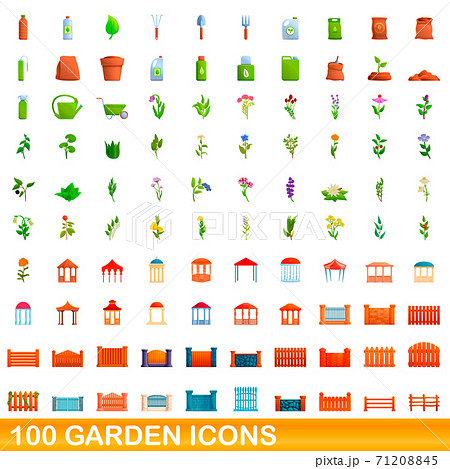 花壇看板のイラスト素材