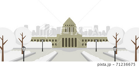 国会議事堂のイラスト素材集 ピクスタ