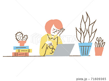 疲れのイラスト素材