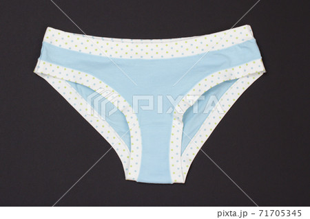 Women's cotton panties with a cute flower print. Trendy women's