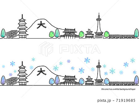 京都タワーのイラスト素材集 ピクスタ