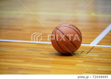 ミニバスケットボールの写真素材