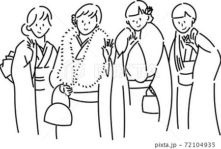 成人式のイラスト素材