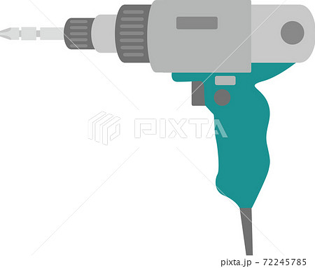 インパクトドライバーのイラスト素材