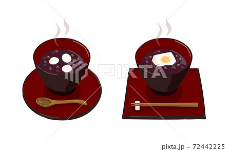 ぜんざい おしるこのイラスト素材集 ピクスタ