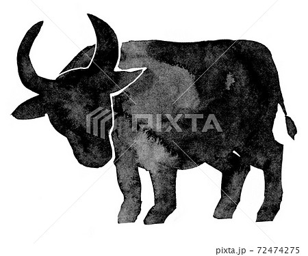 抽象的な水墨画 闘牛 From Hoitsu's bull painting in SUMI ink painting - YouTube