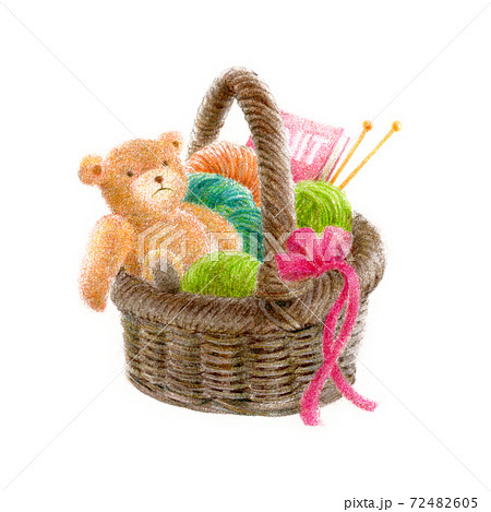 バスケットのイラスト素材