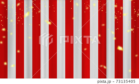 幕 紅白幕 成人式 卒業式のイラスト素材