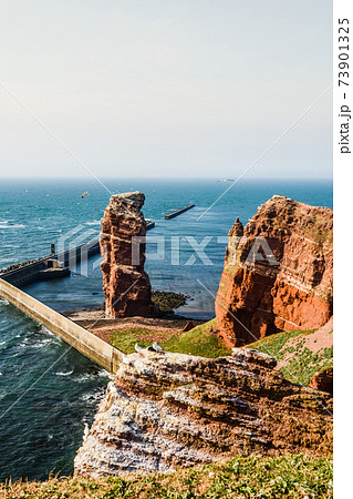 ヘルゴラント島 島 ドイツ トラベルの写真素材