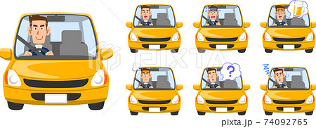 安全運転のイラスト素材