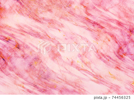 金混じりピンクの大理石の背景の写真素材