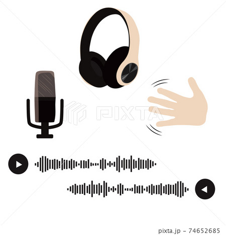 On air radio logo design template - Stock Illustration [72597452] - PIXTA