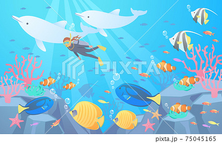 熱帯魚のイラスト素材集 ピクスタ
