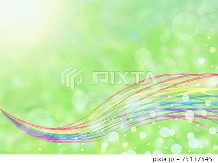 背景 グラデーション レインボー 淡いのイラスト素材