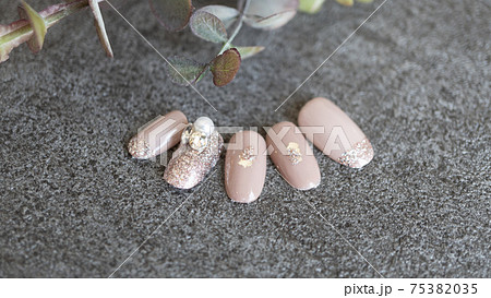 ジェルネイルの写真素材