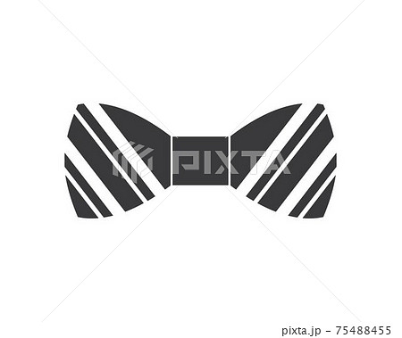 シャツ Yシャツ 蝶ネクタイ 結びのイラスト素材