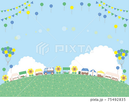 屋台 イベントのイラスト素材