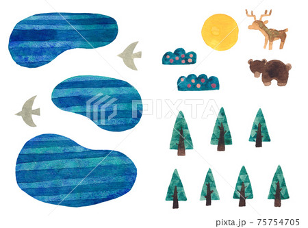 しげみのイラスト素材