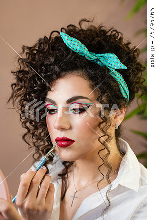 ロカビリー ファッションの写真素材