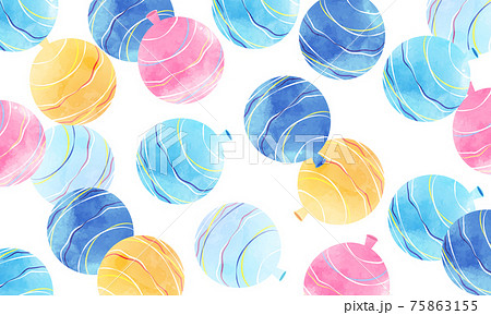 ヨーヨー 水風船のイラスト素材