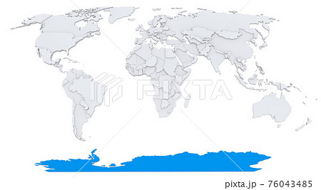 地図 南極大陸 ワールド 世界のイラスト素材