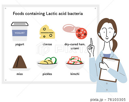 発酵菌のイラスト素材