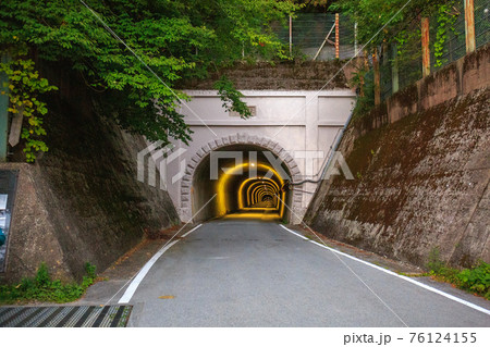 旧御坂トンネルの写真素材